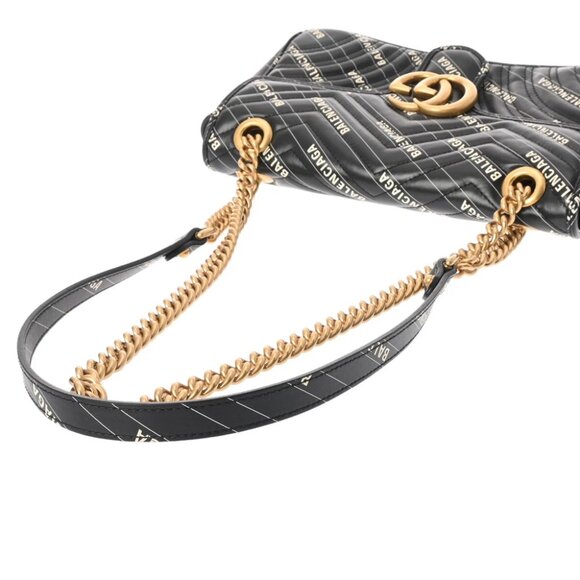 GUCCI GG Marmont Black/Noir 443497 shoulder bag - Picture 11 of 12